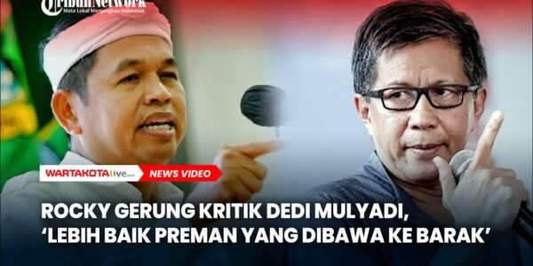 Rocky Gerung Kritik Tajam Program Dedi Mulyadi: Lebih Baik Preman di Pos Polisi dari pada Diangkat ke Barak Militer