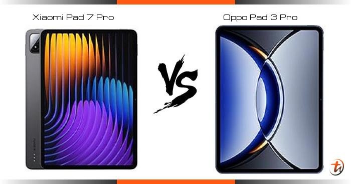 OPPO Pad 3 vs Xiaomi Pad 7 Pro: Mana yang Lebih Unggul dengan Selisih Harga hanya 1,5 Juta?