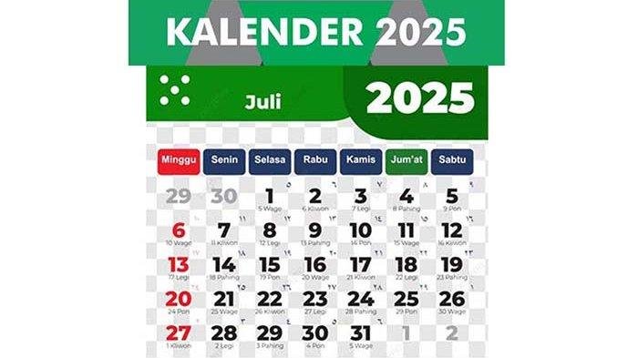 Kalender 2025: 25 Juli Jadi Hari Apa? Ada Hari Kuliner Sedunia!