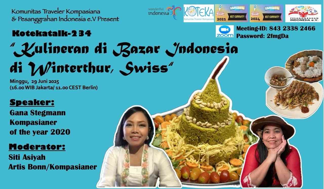 Kotekatalk-234: Kuliner Nusantara di Bazaar Switzerland