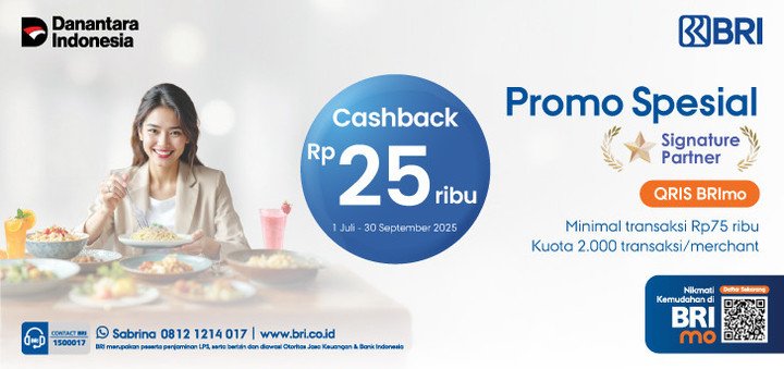 Promo Kuliner Nusantara Spesial di BRI via BRImo